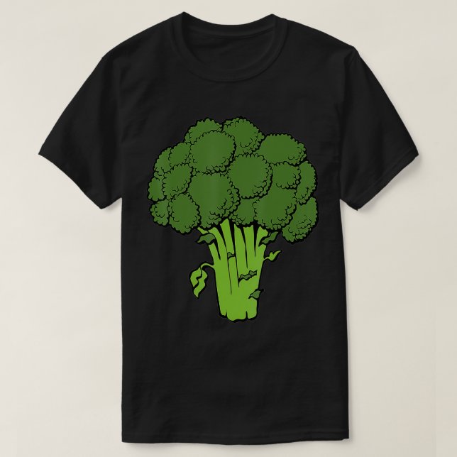 Broccoli Is Life Fun Graphic Vegetable  T-Shirt (Design Front)