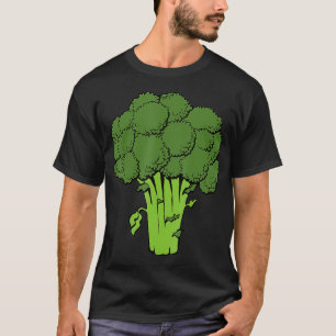 Broccoli Is Life Fun Graphic Vegetable  T-Shirt