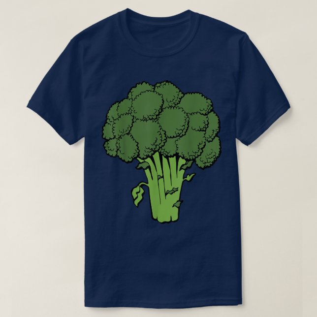 Broccoli Is Life Fun Graphic Vegetable  T-Shirt (Design Front)