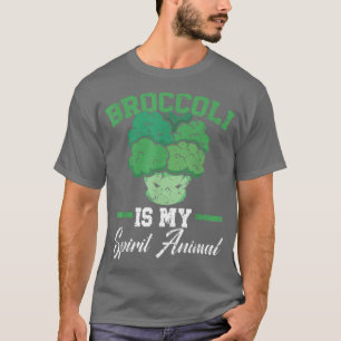 Broccoli Is My Spirit Animal Vegan Vegetable Veget T-Shirt