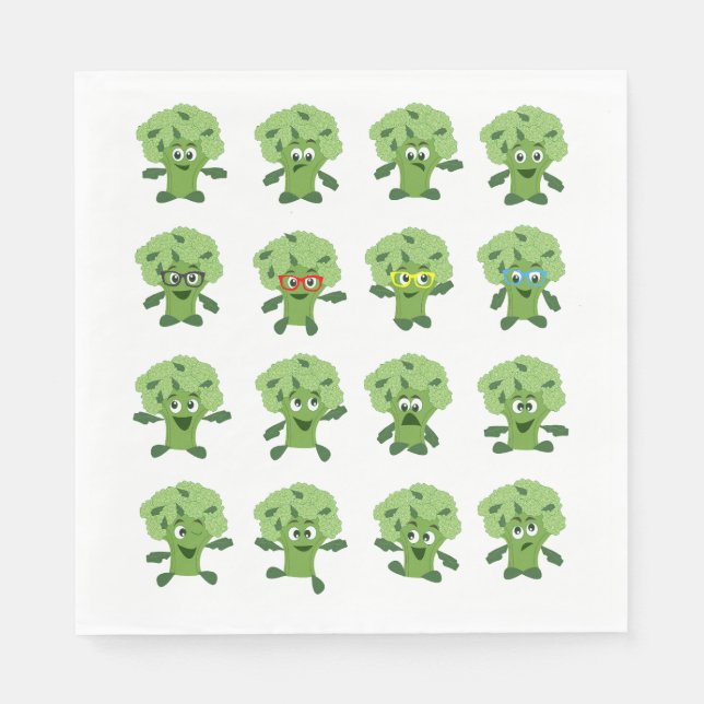 broccoli  napkins (Front)