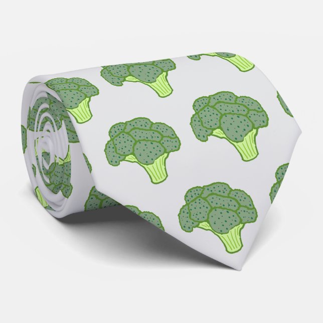 Broccoli Neck Tie (Rolled)