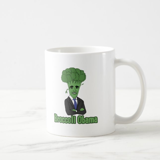 Broccoli Obama Coffee Mug (Right)