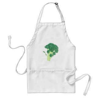 Broccoli, painting, vegetable aprons