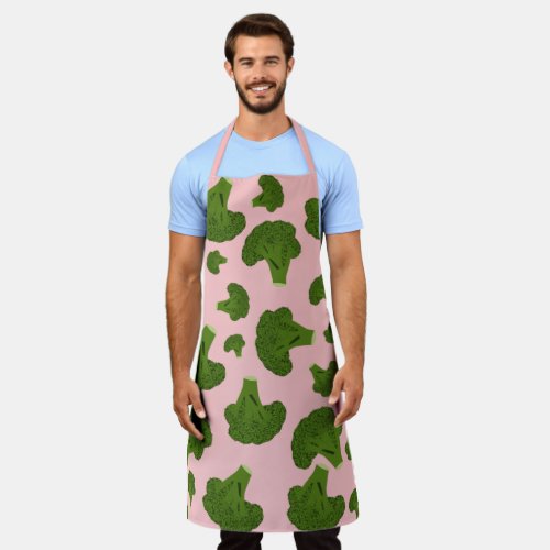 Broccoli Pattern Apron