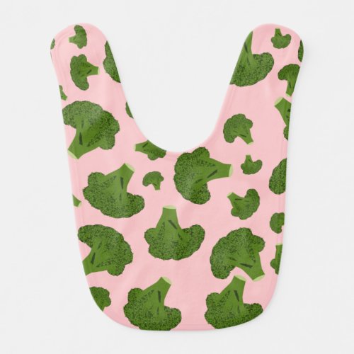 Broccoli Pattern Baby Bib