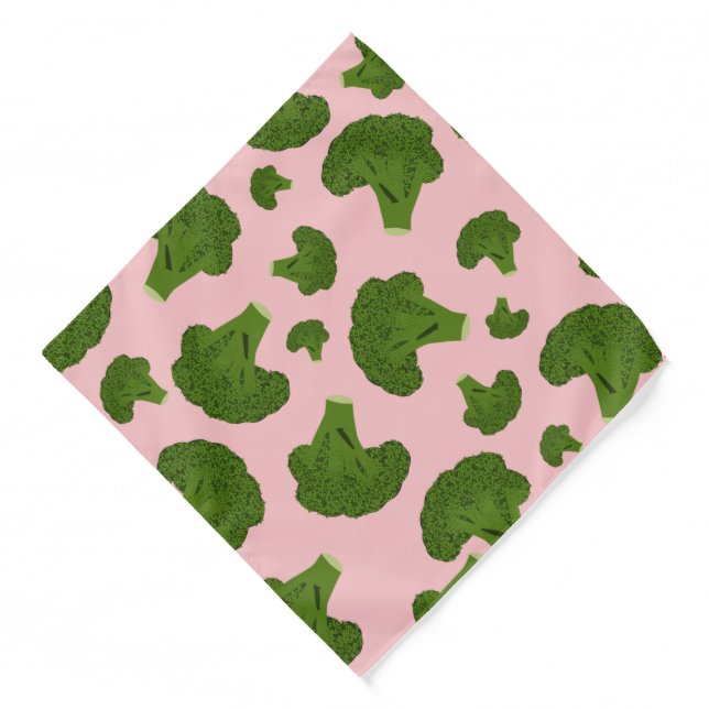 Broccoli Pattern Bandana (Front)