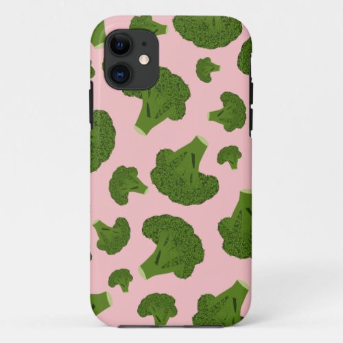 Broccoli Pattern iPhone 11 Case