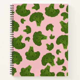Broccoli Pattern Notebook