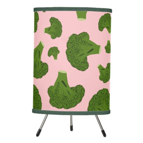 Broccoli Pattern Tripod Lamp