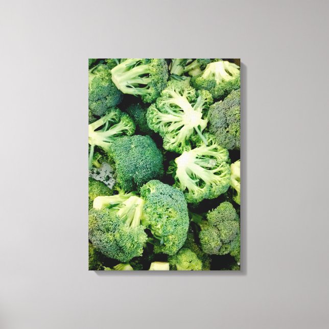 Broccoli Photo Canvas Print (Front)