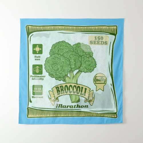 Broccoli Seeds growing vegetables Tapestry