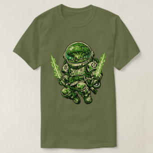 Broccoli Space Bushido — Vintage Cosmic Guardian  T-Shirt