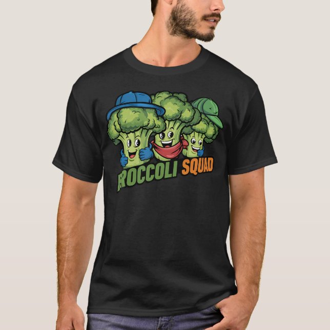Broccoli Squad For Broccoli Lover Vegetable Brocco T-Shirt (Front)