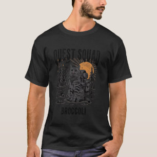 Broccoli Squad Quest cat T-Shirt