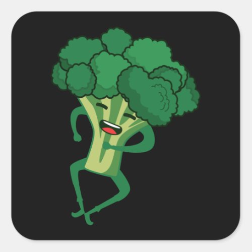 Broccoli Square Sticker