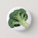 Broccoli Standard, 2&#188; Inch Round Button at Zazzle