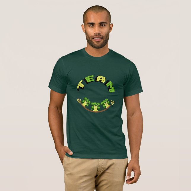 Broccoli team T-Shirt (Front Full)