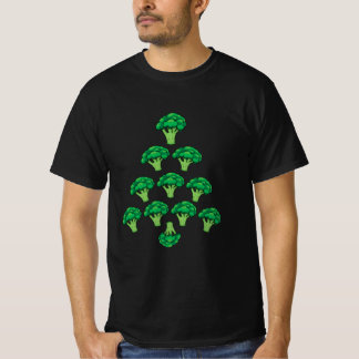 Broccoli vegan christmas tree T-Shirt