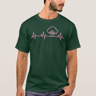 Broccoli Vegan Heartbeat Plant Based Life Love Her T-Shirt