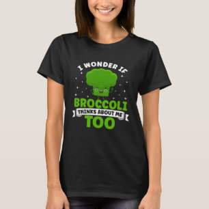 Broccoli Vegetable Vegetarian Broccoli Vegan Food T-Shirt
