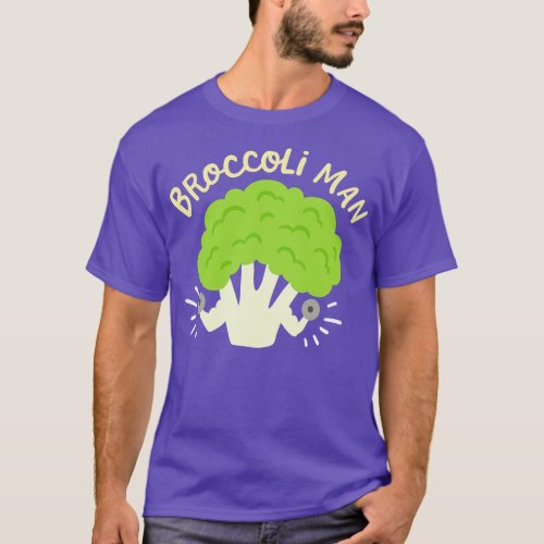 Broccoli Vegetarian Bodybuilding T_Shirt