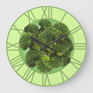 Broccoli wall clock