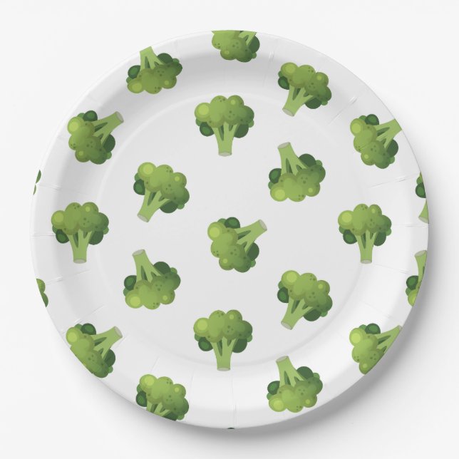 Broccolini Paper Plates (Front)