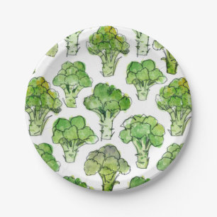 Broccolli - formal paper plates