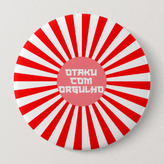 Broche (Botton) Otaku Com Orgulho Sol Nascente Button