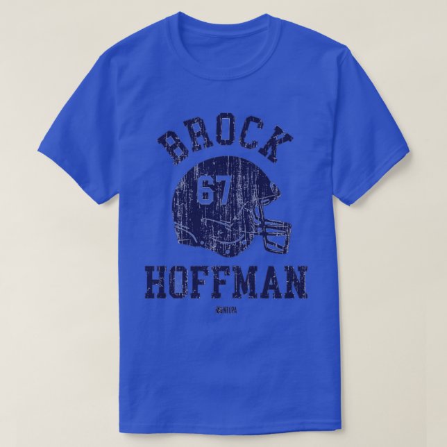 Brock Hoffman Dallas Helmet Font TShirt (Design Front)