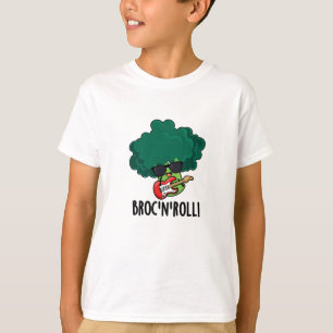 Brock n Roll Funny Veggie Broccoli Pun T-Shirt
