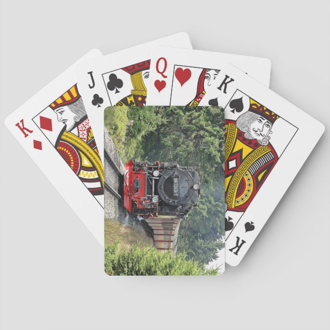 Brocken Railway Nostalgic Steam Locomotive Train Poker Cards (Back)