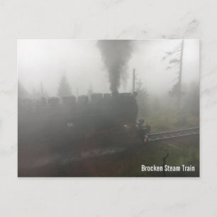Brocken Steam Train Postcard