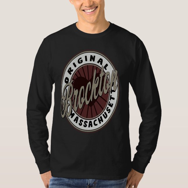 Brockton Travel Souvenir To Massachusetts T-Shirt (Front)