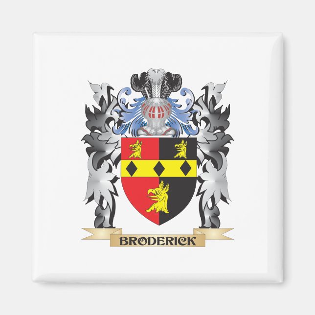 Broderick Coat of Arms - Family Crest Magnet (Front)