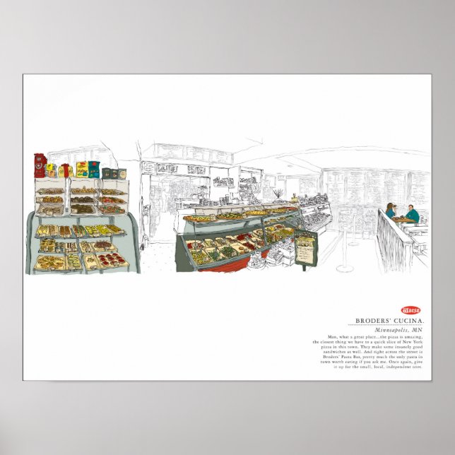 Broders deli poster (Front)