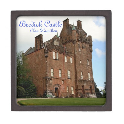 Brodick Castle  Clan Hamilton Jewelry Box