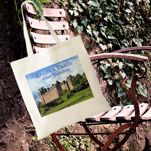 Brodick Castle  Scottish Hamilton Clan Tote Bag