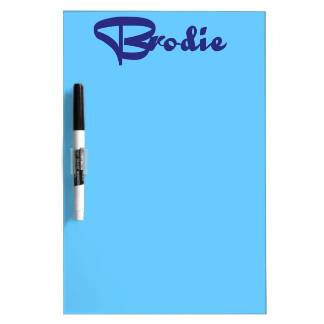 Brodie Blue Dry Erase Board (Front)