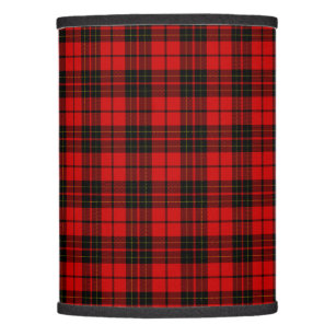 red and white checkered lamp shades