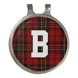 Brodie Plaid Monogrammed Hat Clip and Ball Marker