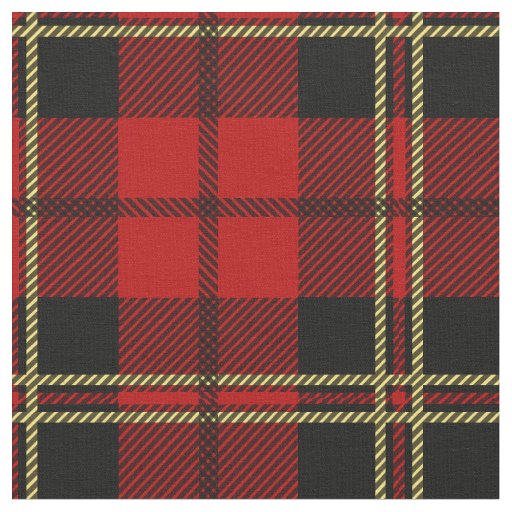 Brodie Red Scottish Clan Tartan Fabric