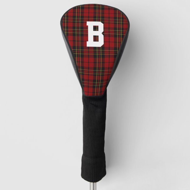 Brodie Tartan Plaid Monogrammed Driver Cover (Front)
