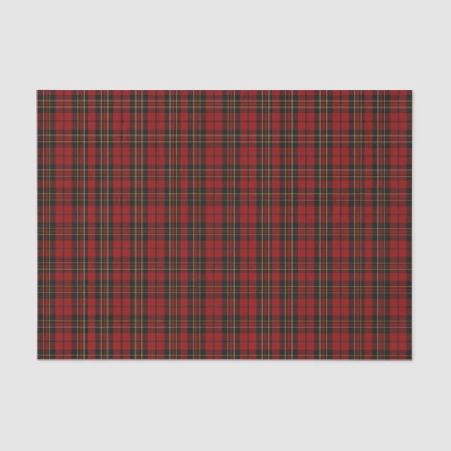 Brodie Tartan Plaid Tissue Paper (Front)
