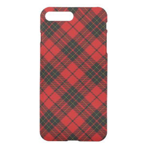 Brodie tartan red black plaid iPhone 8 plus/7 plus case