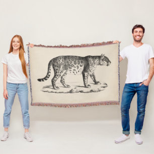 Brodtmann Leopard Sketch Throw Blanket