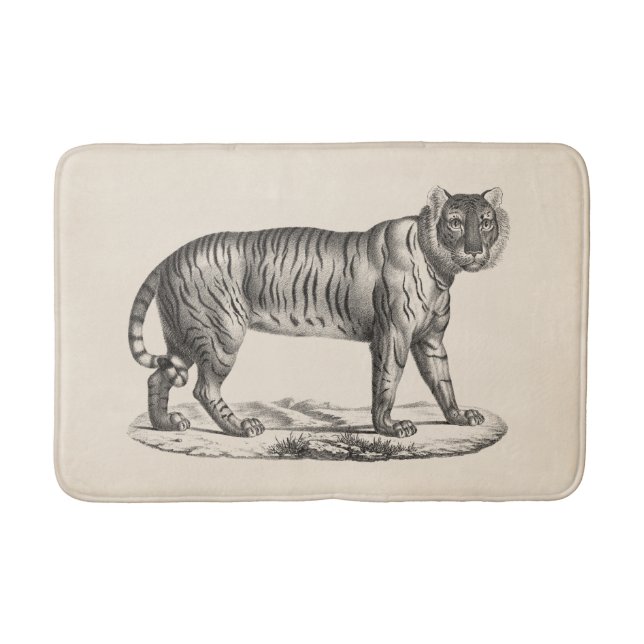 Brodtmann Tiger Sketch Bath Mat (Front)