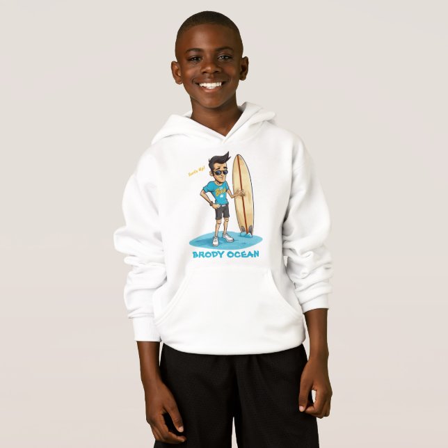 Brody Ocean Wavecrest Hoodie (Front Full)