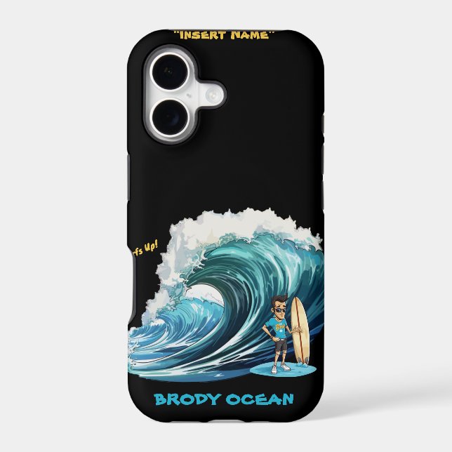 Brody Ocean Wavecrest Iphone Case (Back)